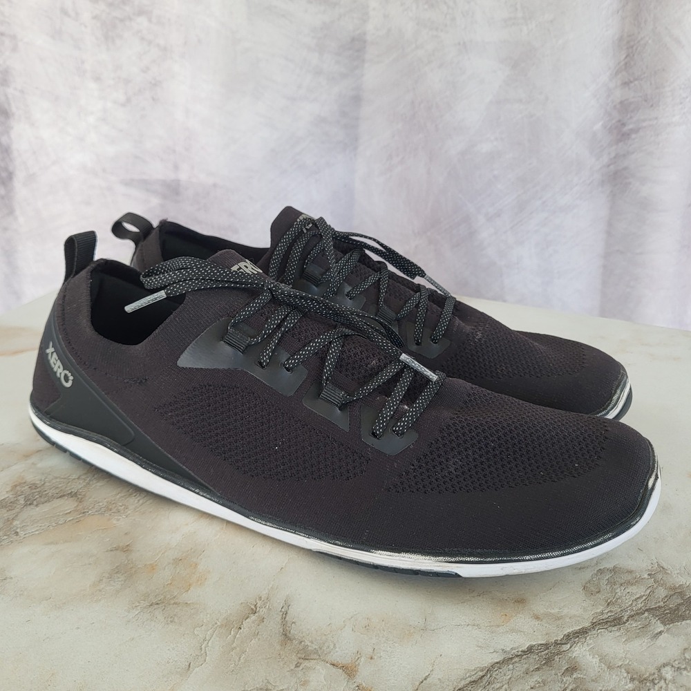 XERO Nexus Knit Barefoot Sneaker Black Men's Size 14